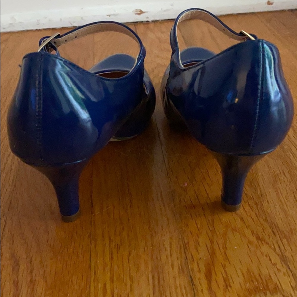 Chase + Chloe Blue Heels 7 - Picture 4 of 6